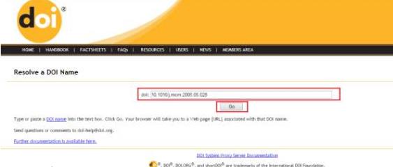 ei论文有doi如何查原文？