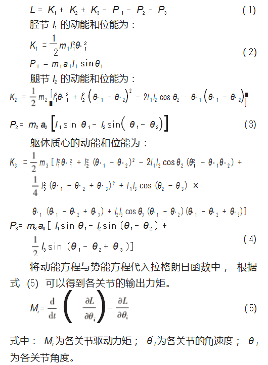基于ADAMS和MATLAB联合仿真的仿蚱蜢机器人腿部运动控制系统论文