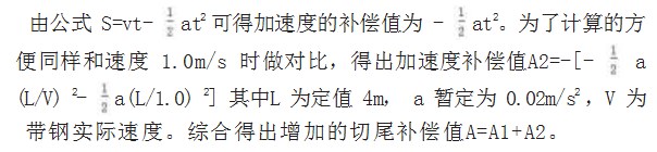 热轧飞剪剪切精度控制研究论文