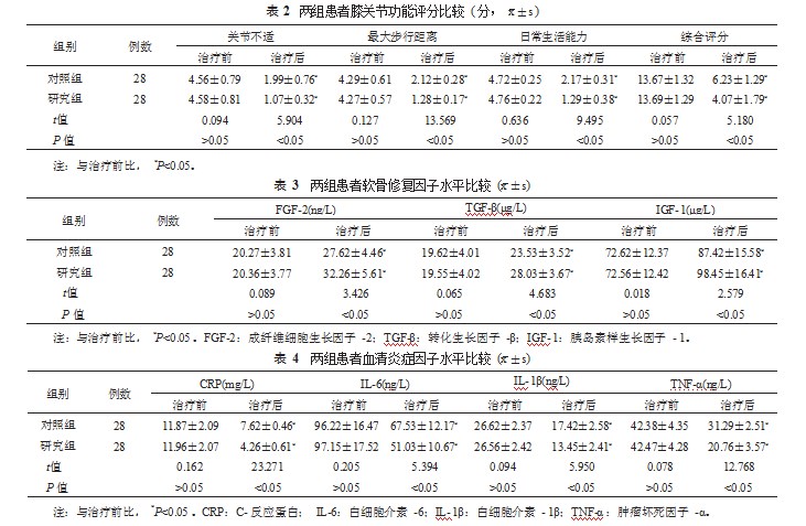 骨科洗药治疗膝骨关节炎风湿瘀阻证对患者膝关节功能的影响论文