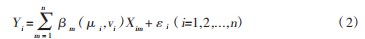 半参数空间变系数回归模型的两步估计方法论文