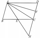 取中点 H，G，连接 CH，CG，分别交 AF，AE 于点 M，N．于是 M，N 分别是ΔACD，ΔABC 的重心.