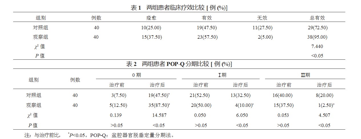 生物反馈电刺激联合盆底肌训练治疗产后盆底功能障碍性疾病的临床获益分析论文