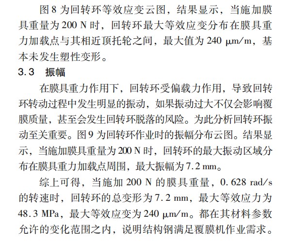 桥梁墩柱自动覆膜机回转环动力学仿真分析论文