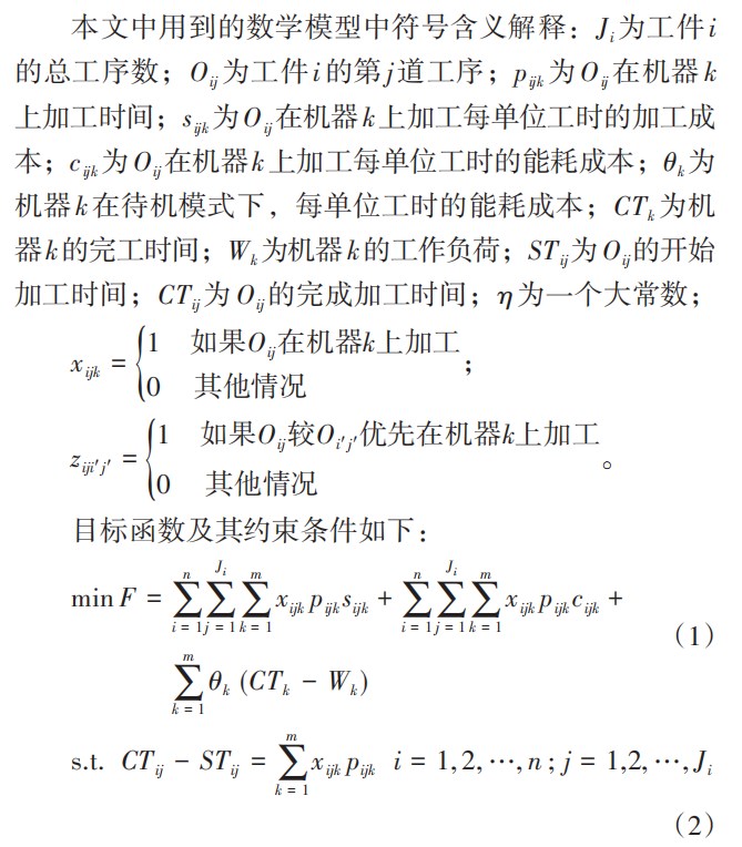 基于改进人工蜂群算法的柔性作业车间调度研究论文