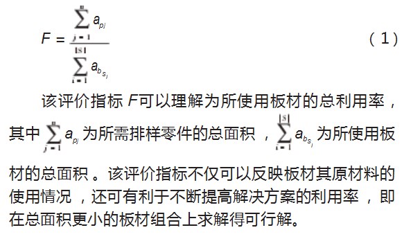 基于启发式的二维不规则多规格板材排样问题研究论文
